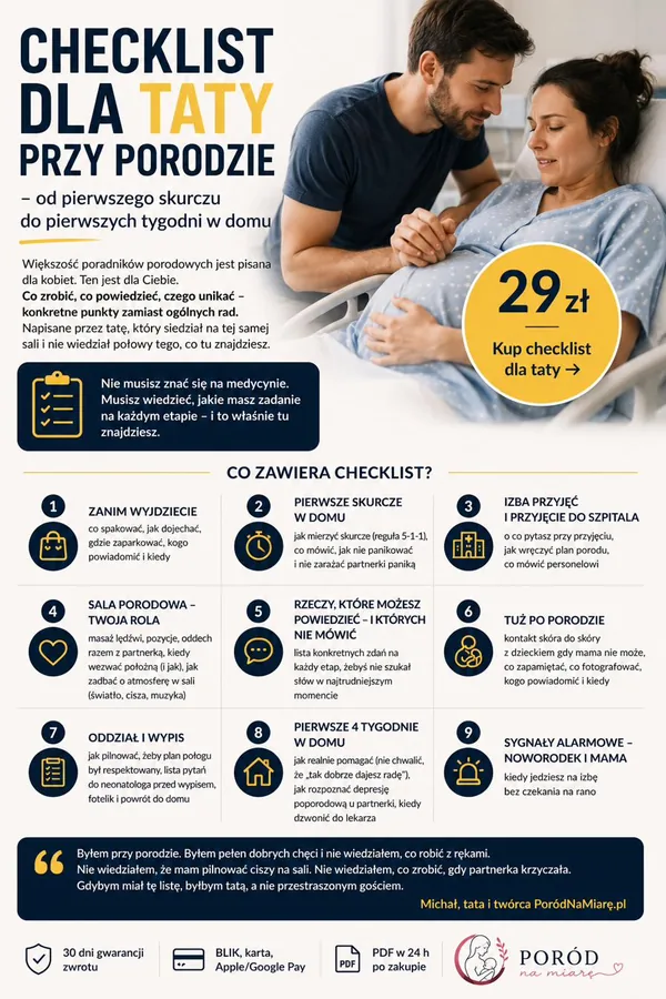 Checklist dla taty — okładka PDF